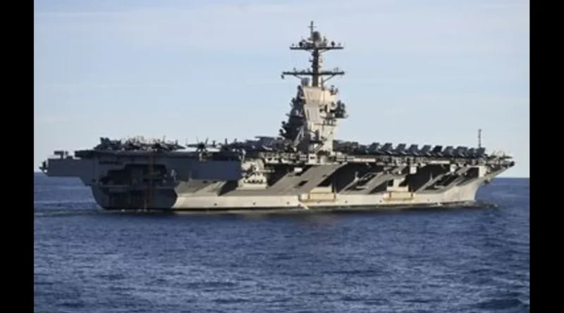 kebakaran USS Gerald R Ford