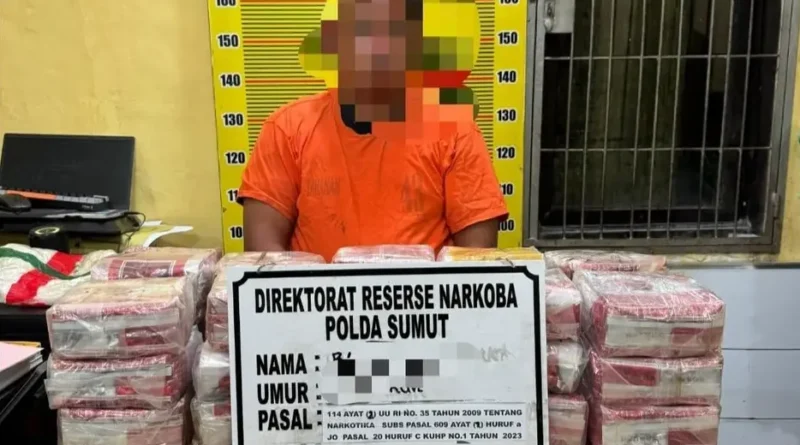 50 kg sabu digagalkan polda sumut